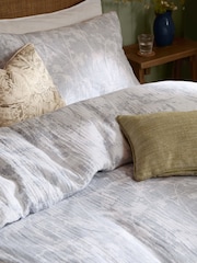 Voyage Chambray Braeflower Cotton Muslin Duvet Set - Image 3 of 5