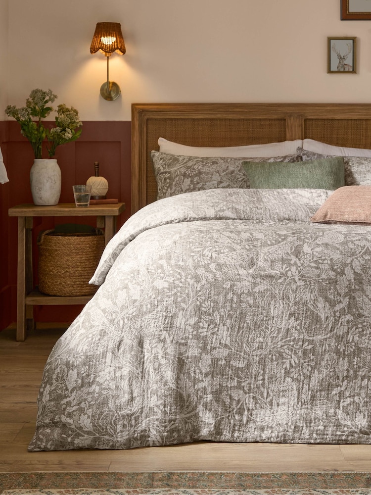 Voyage Nut Cademuir Muslin Cotton Duvet Set - Image 2 of 5 Voyage Nut Cademuir Muslin Cotton Duvet Set - Image 2 of 5