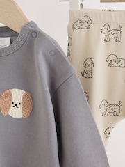 Grey Dogs Baby Sweatshirt and Leggings Set (0mths-2yrs) - Image 7 of 15