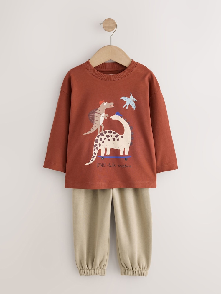 Multi Animal Safari Graphic Printed Top and Leggings Set 2 Pack (3mths-7yrs) - Image 2 of 7 Multi Animal Safari Graphic Printed Top and Leggings Set 2 Pack (3mths-7yrs) - Image 2 of 7