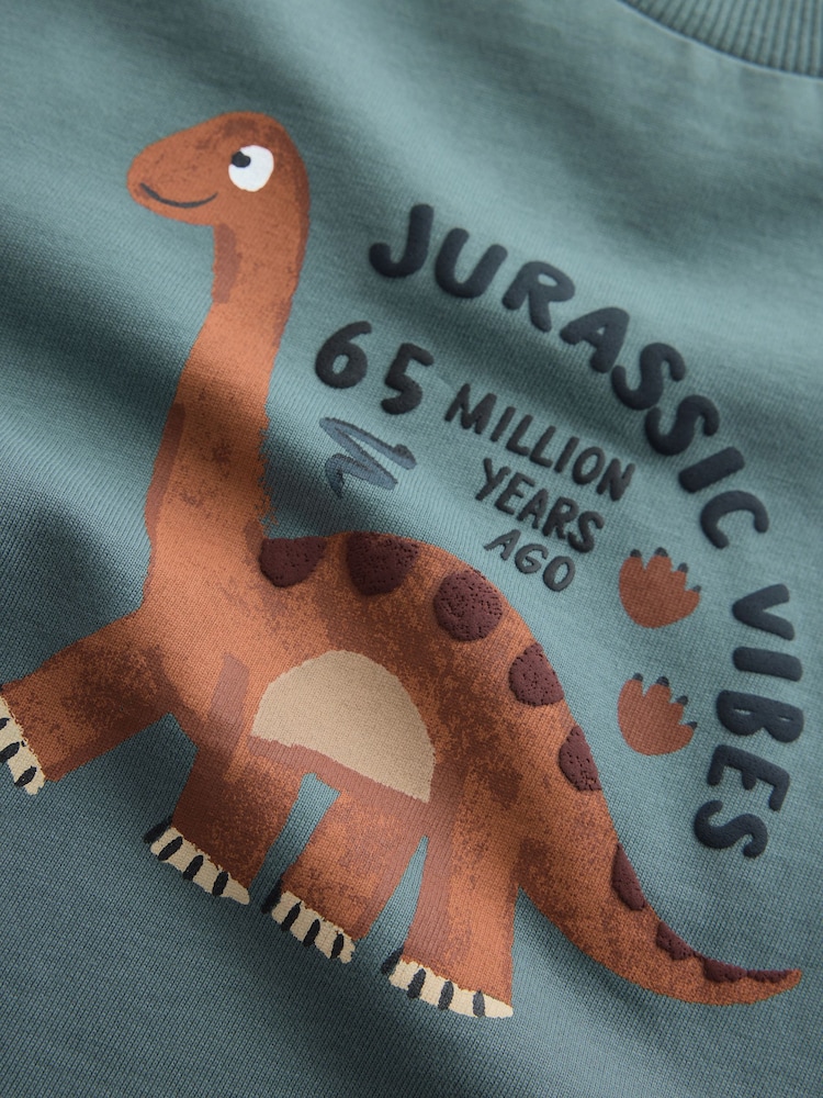 Modro-rezavé ostny s dinosaury - Sada 2 topů s grafickým potiskem a legín (3měsíců-7let) - Obrázek 9 z 9 Modro-rezavé ostny s dinosaury - Sada 2 topů s grafickým potiskem a legín (3měsíců-7let) - Obrázek 9 z 9