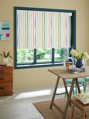 Bluebellgray Tetbury Watercolour Stripe Made to Measure Blinds - Image 2 of 6