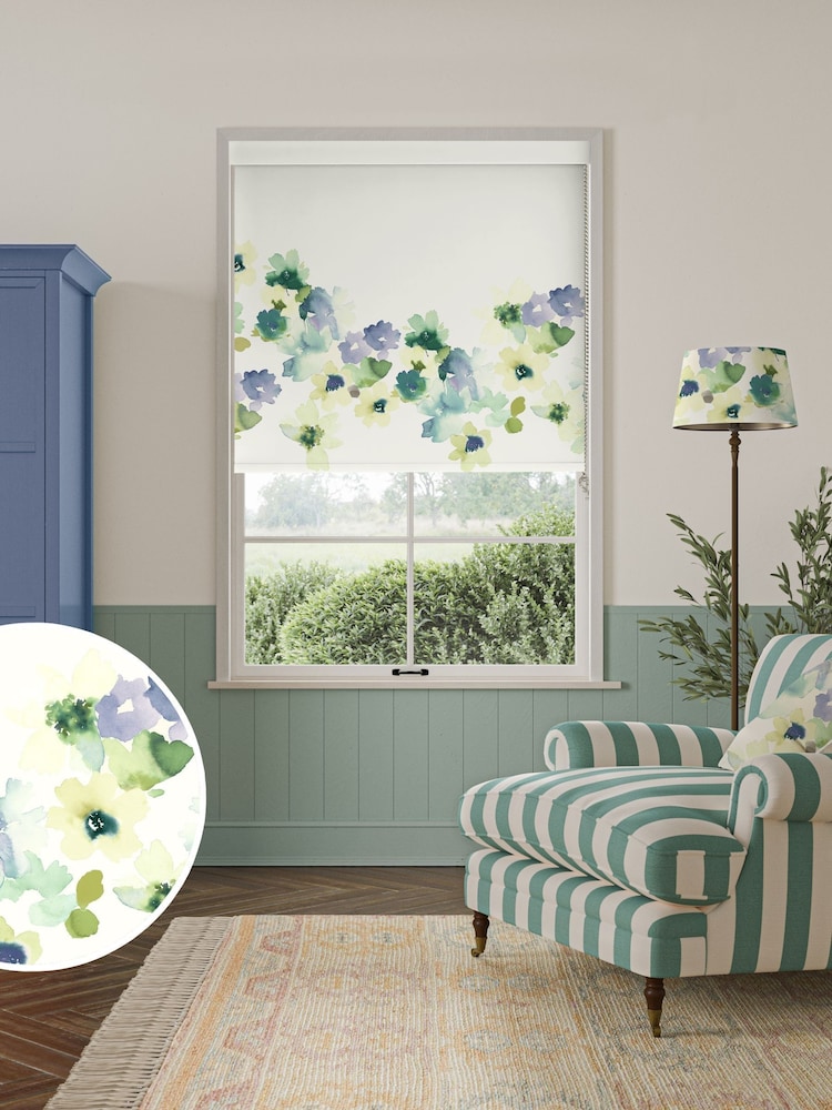 Bluebellgray Bay Seaside Stripe Made to Measure Blinds - Image 1 of 6