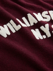 Burgundy Red Maternity Williamsburg NYC Knit Crew Neck Jumper - Image 8 of 9