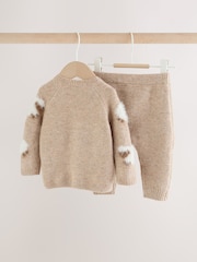 Brown Sheep Baby Knitted Jumper and Leggings Set (0mths-2yrs) - Image 4 of 14