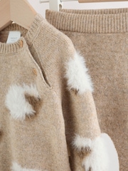 Brown Sheep Baby Knitted Jumper and Leggings Set (0mths-2yrs) - Image 7 of 14