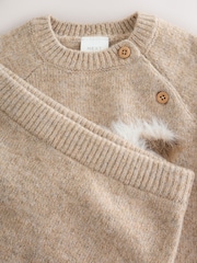 Brown Sheep Baby Knitted Jumper and Leggings Set (0mths-2yrs) - Image 8 of 14