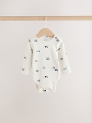 Blue Transport Baby Knitted Cardigan, Bodysuit and Leggings Set (0mths-2yrs) - Image 4 of 12