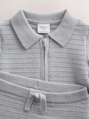 Grey Knitted Jumper and Leggings Baby Set (0mths-2yrs) - Image 11 of 17