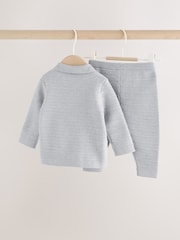 Grey Knitted Jumper and Leggings Baby Set (0mths-2yrs) - Image 5 of 17