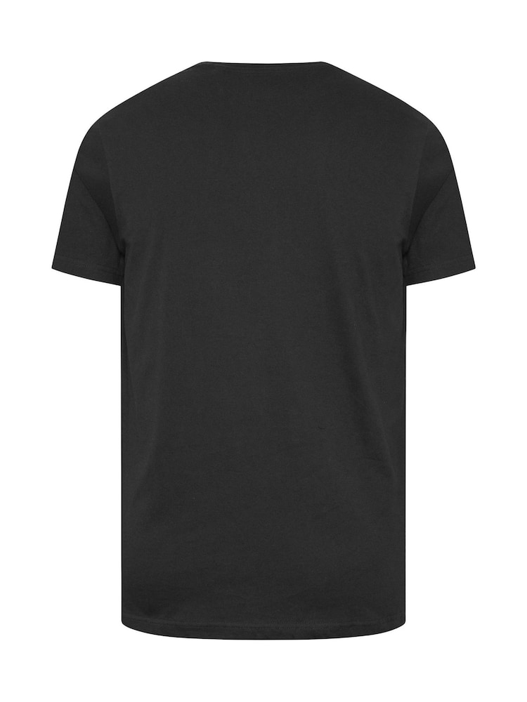 BadRhino Big & Tall Black Skull Snake T-Shirt - Image 6 of 6 BadRhino Big & Tall Black Skull Snake T-Shirt - Image 6 of 6