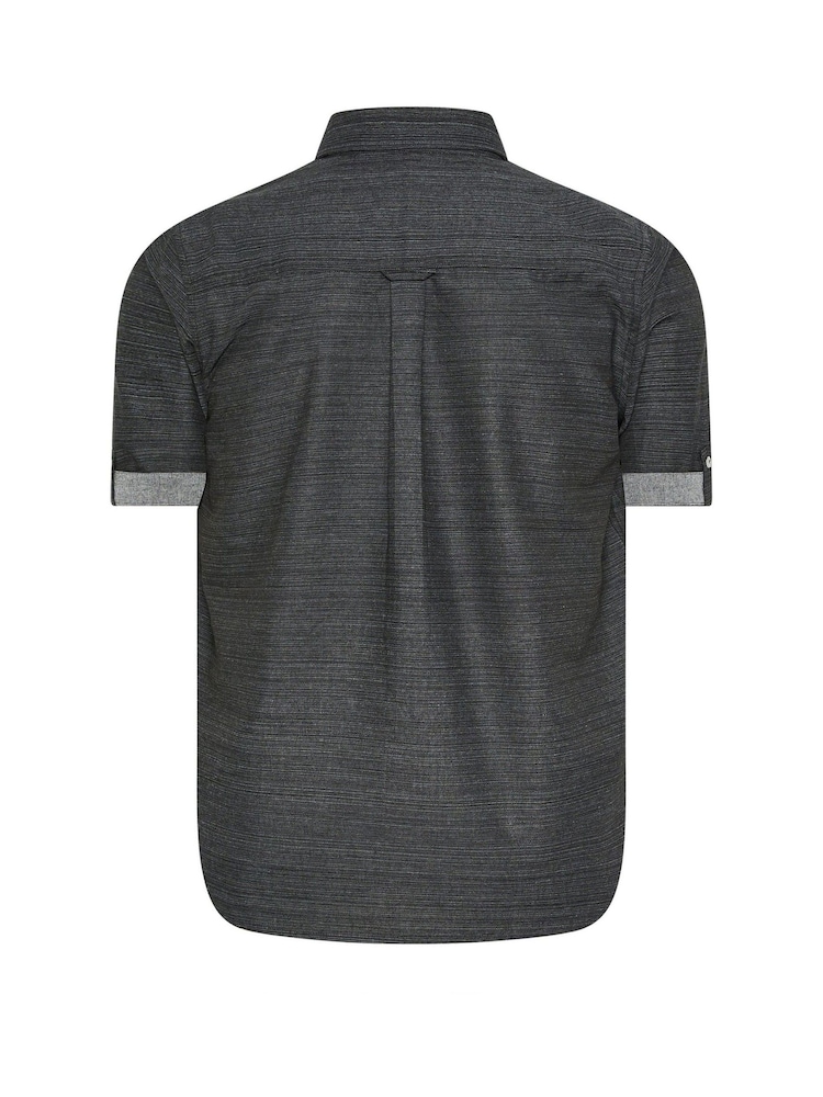 BadRhino Big & Tall Black Short Sleeve Slub Shirt - Image 3 of 3