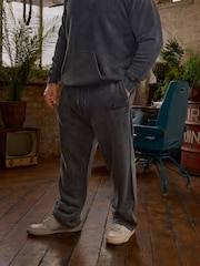 BadRhino Big & Tall Black Sun Fade Embroidered Joggers - Image 1 of 3