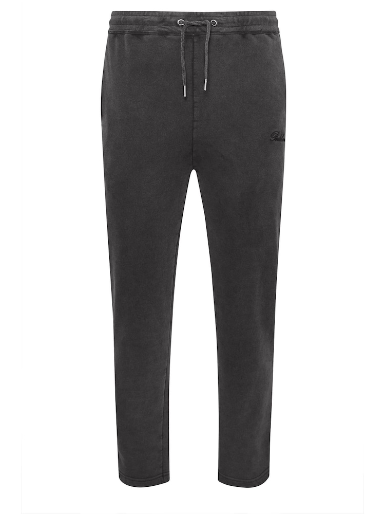 BadRhino Big & Tall Black Sun Fade Embroidered Joggers - Image 2 of 3