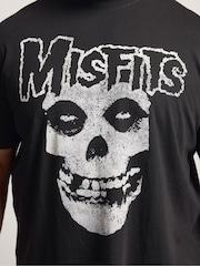 BadRhino Big & Tall Black Misfits T-Shirt - Image 4 of 6