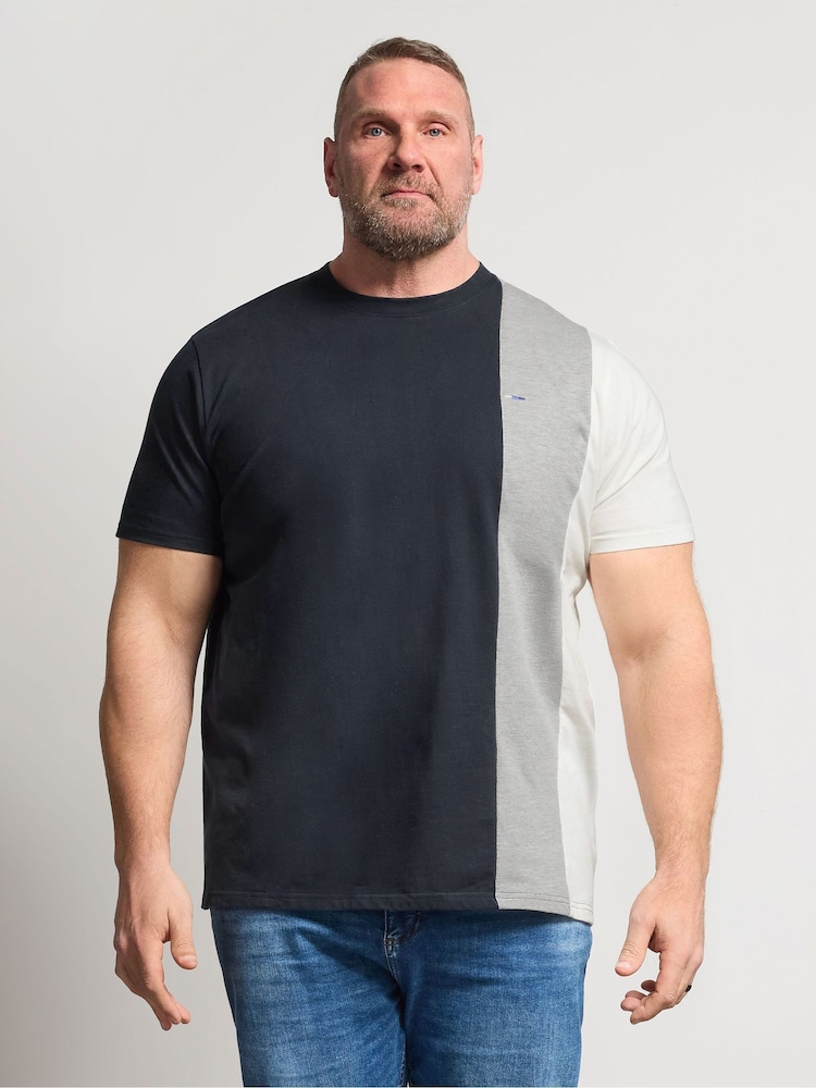 BadRhino Big & Tall Blue Cut & Sew T-Shirt - Image 1 of 6