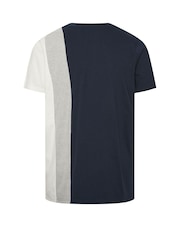 BadRhino Big & Tall Blue Cut & Sew T-Shirt - Image 6 of 6