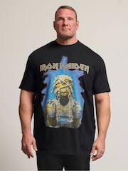 BadRhino Big & Tall Black Long Ironmaiden T-Shirt - Image 1 of 4