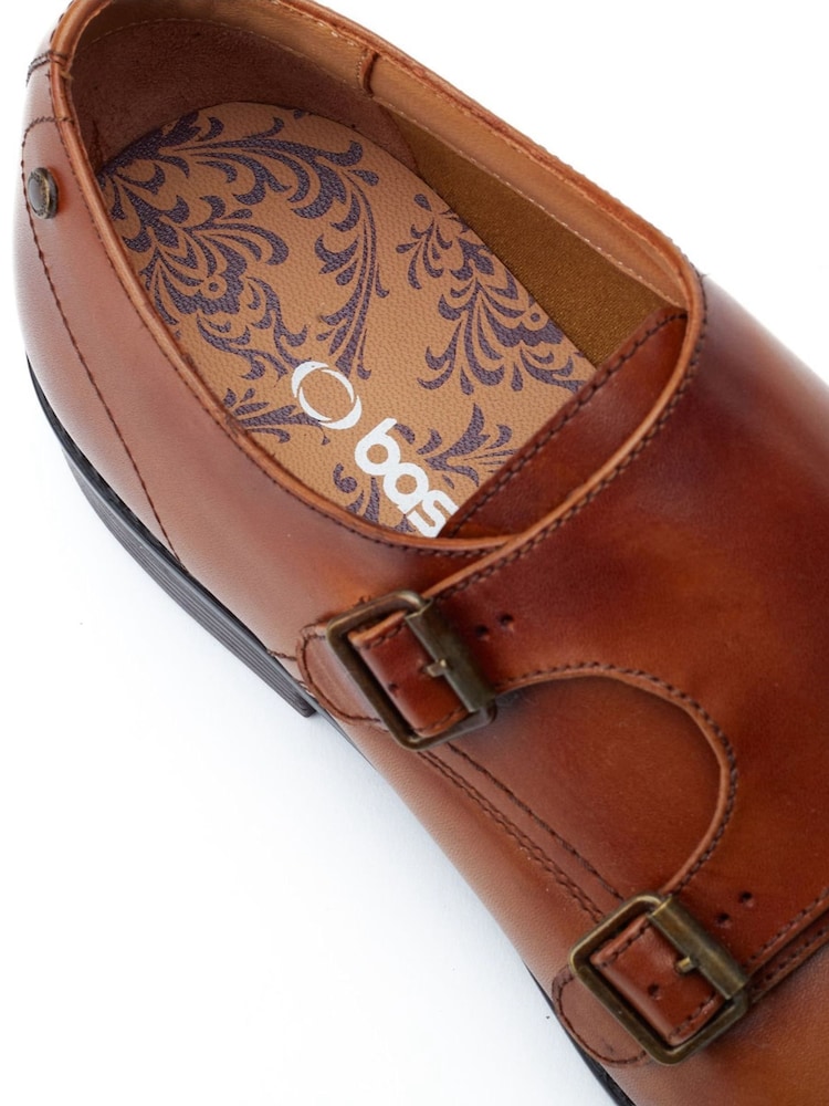 Base London Brown Diablo Monk Shoe - Image 6 of 6