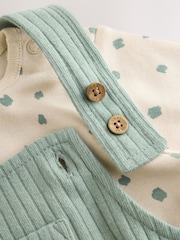 Green Baby Set Jersey Dungarees and Bodysuit Set (0mths-2yrs) - Image 11 of 11