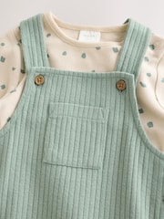 Green Baby Set Jersey Dungarees and Bodysuit Set (0mths-2yrs) - Image 9 of 11