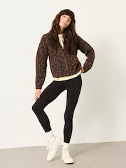 FatFace Meribel Black Leggings - Image 4 of 5
