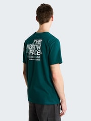 The North Face Green Mountain Sketch Back Print T-Shirt - Image 1 of 5