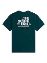The North Face Green Mountain Sketch Back Print T-Shirt - Image 4 of 5