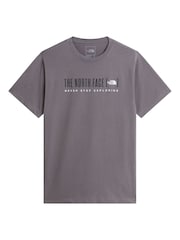 Boz - The North Face Loqosu olan Futbolka - 5şəkildən 4 şəkil