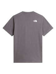 Boz - The North Face Loqosu olan Futbolka - 5şəkildən 5 şəkil
