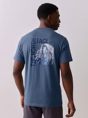 The North Face Grey The North Face Half Dome Back Graphic T-Shirt - Image 5 of 8