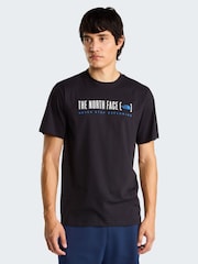Qara - The North Face Loqosu olan Futbolka - 5şəkildən 1 şəkil