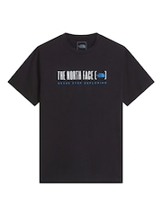 Qara - The North Face Loqosu olan Futbolka - 5şəkildən 4 şəkil