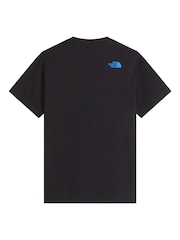 Qara - The North Face Loqosu olan Futbolka - 5şəkildən 5 şəkil