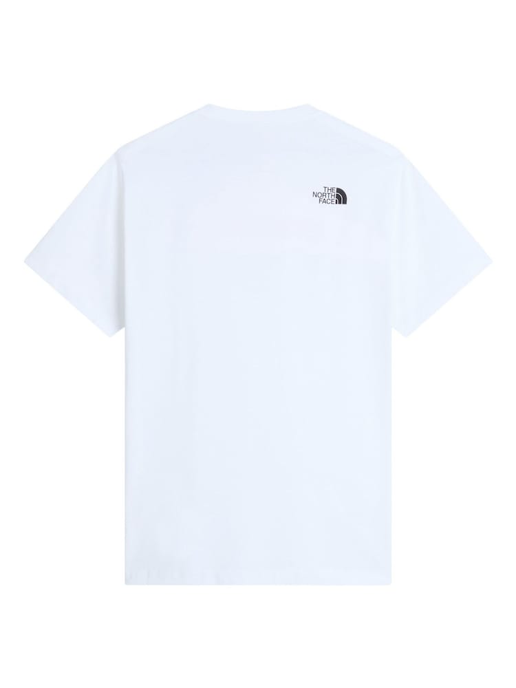 Ağ - The North Face Loqosu olan Futbolka - 5şəkildən 5 şəkil