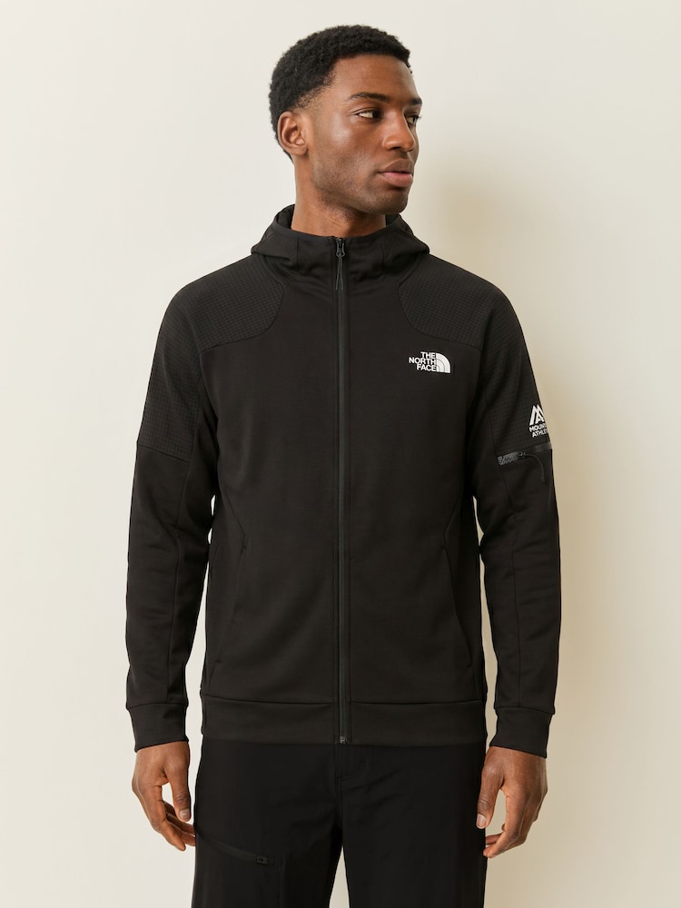 The North Face Black The North Face Mountain Athletics 2.0 Full Zip Fleece Hoodie - Image 1 of 5
