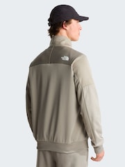 The North Face Grey Mountwain Athletics 1/4 Zip Fleece Sweat Top - Image 2 of 5