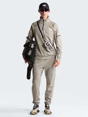 The North Face Grey Mountwain Athletics 1/4 Zip Fleece Sweat Top - Image 3 of 5