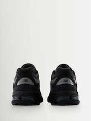 Sort - New Balance 2002 ungdomssneakers med blonder - Billede 7 af 8