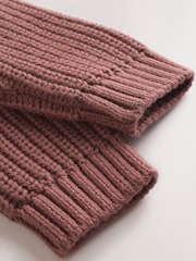 Chocolate Brown Baby Cable Knit Jumper and Leggings Set (0mths-2yrs) - Image 13 of 15