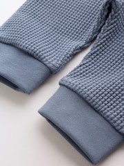 Blue Textured Top and Legging Baby Set (0mths-2yrs) - Image 15 of 15