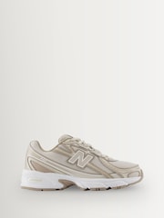 New Balance Taupe Brown Junior 740 Lace Trainers - Image 1 of 6
