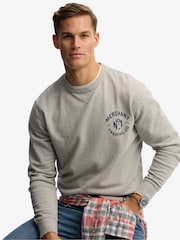 Superdry Grey The Merchant Store Graphic Sweat top - Image 1 of 5