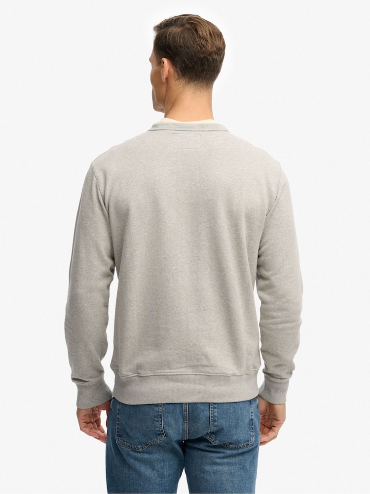 Superdry Grey The Merchant Store Graphic Sweat top - Image 2 of 5