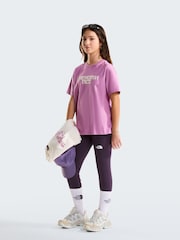 The North Face Purple Chalbi Relaxed Front Graphic T-Shirt - Image 3 of 5