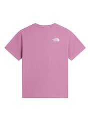 The North Face Purple Chalbi Relaxed Front Graphic T-Shirt - Image 4 of 5