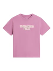 The North Face Purple Chalbi Relaxed Front Graphic T-Shirt - Image 5 of 5