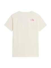 The North Face Cream Chalbi Relaxed Front Graphic T-Shirt - Image 4 of 5