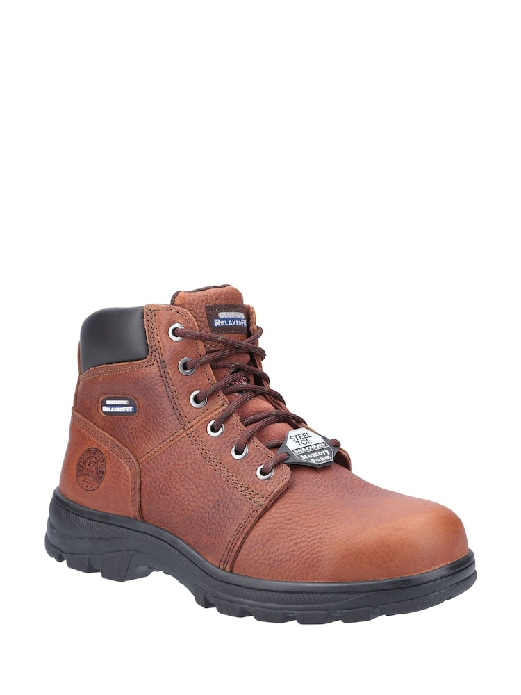 Skechers Brown Workshire Safety Boots - Image 2 of 4 Skechers Brown Workshire Safety Boots - Image 2 of 4