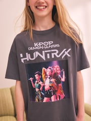Lilac Purple Huntrix K-Pop Demon Hunters Short Pyjamas (6-16yrs) - Image 3 of 10